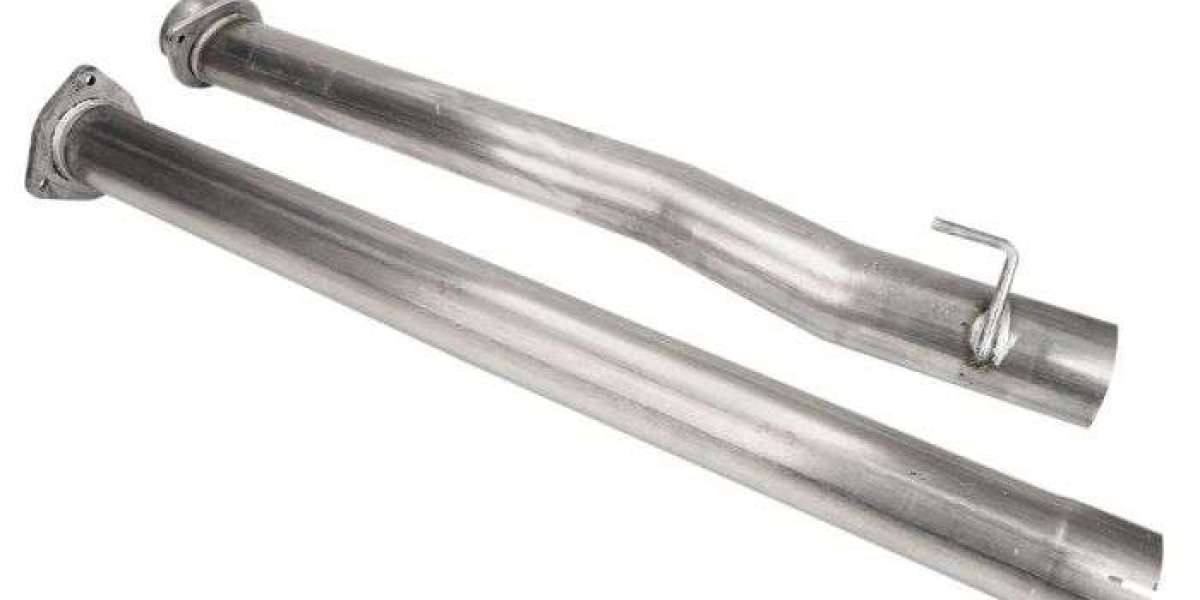 EngineGo 6 7L Powerstroke DPF & Cat Delete Pipe 4" with Muffler for 11-19 F250 F350 F450 Super Duty