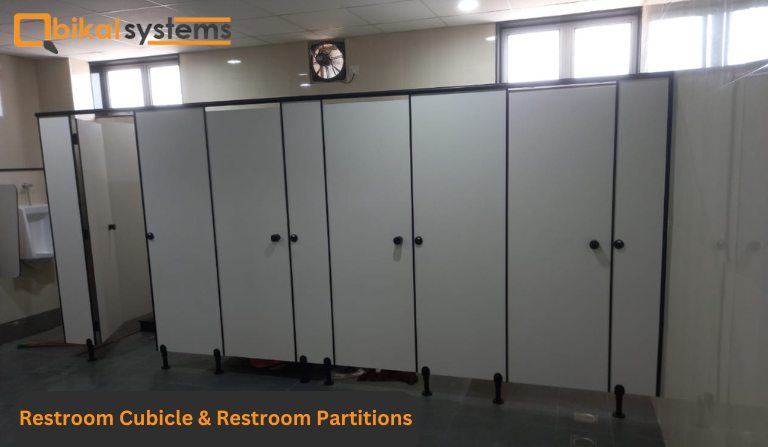 Restroom Cubicle Systems, Restroom Partition Manufacturers in India | QBikal Systems